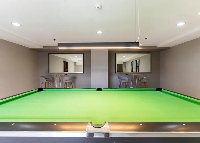 아파트호텔 Cozy Space By Nomad Space Ph At Horizons 101 With Pool, Netflix, Wifi 2*