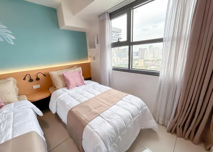 Cozy Space By Nomad Space Ph At Horizons 101 With Pool, Netflix, Wifi 세부