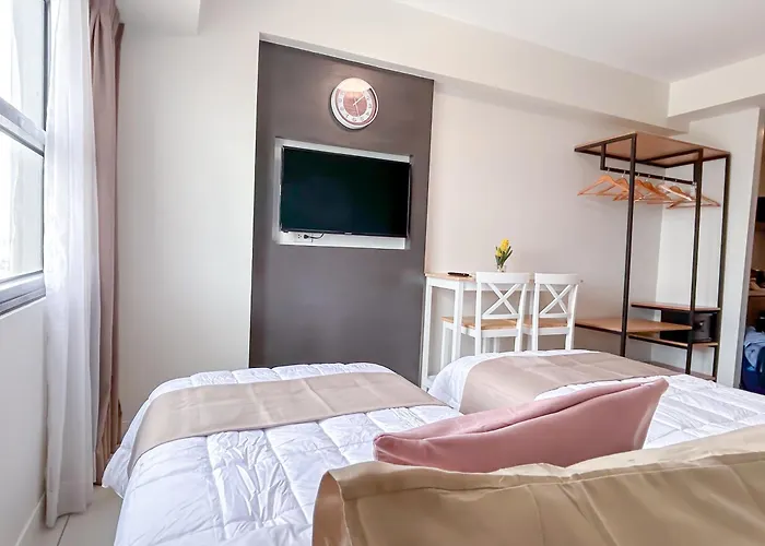 아파트호텔 Cozy Space By Nomad Space Ph At Horizons 101 With Pool, Netflix, Wifi