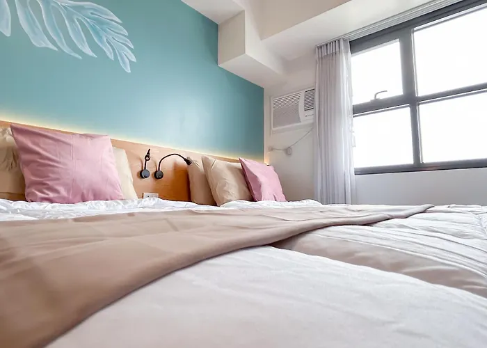 Cozy Space By Nomad Space Ph At Horizons 101 With Pool, Netflix, Wifi 아파트호텔 2*