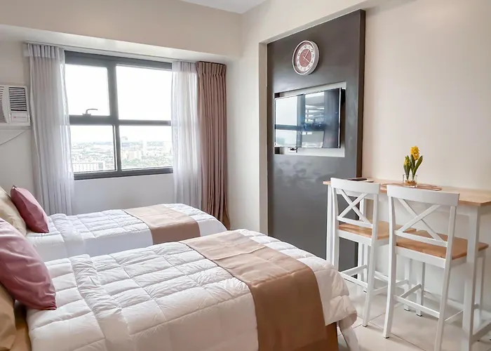 Cozy Space By Nomad Space Ph At Horizons 101 With Pool, Netflix, Wifi 아파트호텔