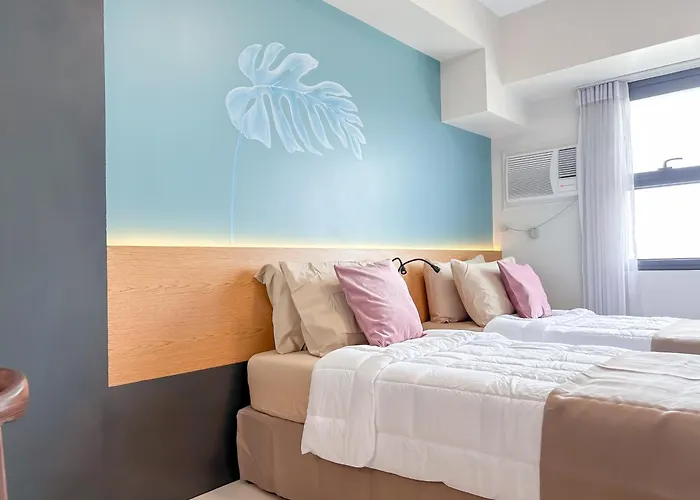 아파트호텔 Cozy Space By Nomad Space Ph At Horizons 101 With Pool, Netflix, Wifi 세부