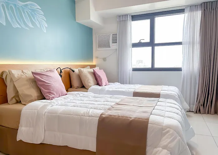 Cozy Space By Nomad Space Ph At Horizons 101 With Pool, Netflix, Wifi 세부